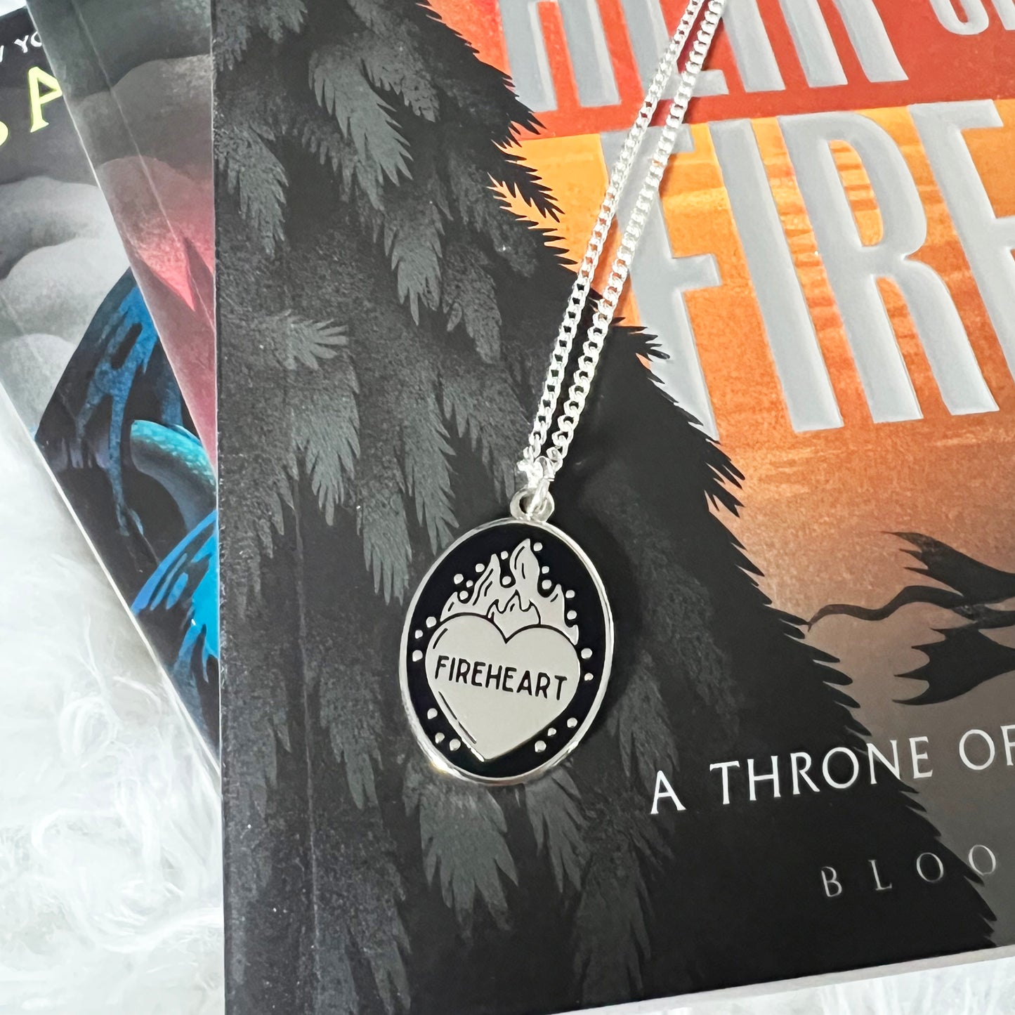 Fireheart Enamel Necklace - Officially Licensed - Throne of Glass