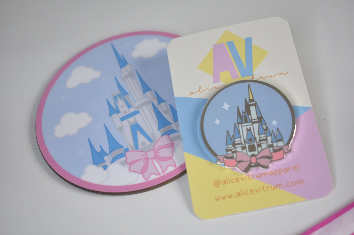 DISCONTINUED - Floridian Castle Enamel Pin