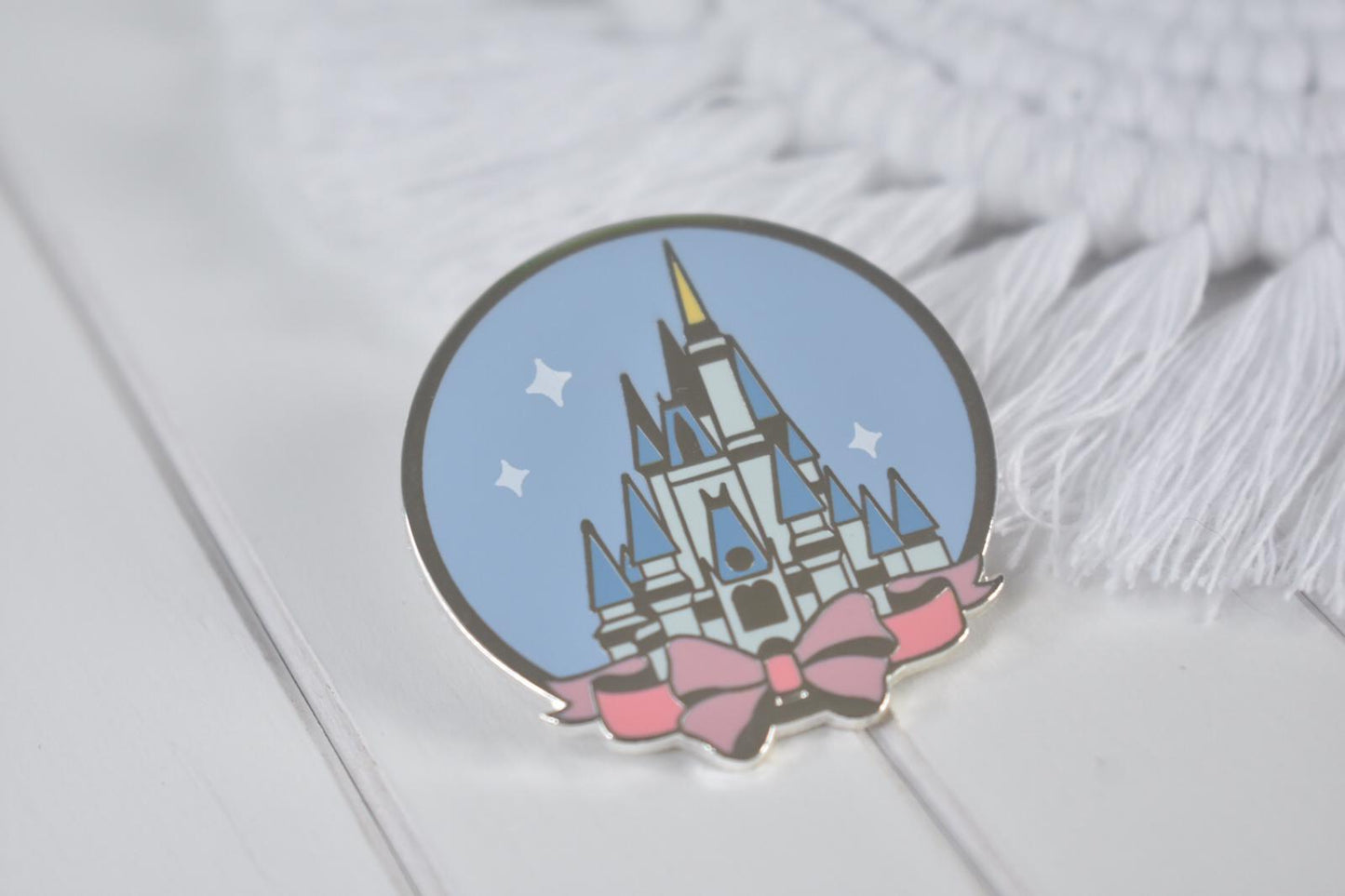 DISCONTINUED - Floridian Castle Enamel Pin