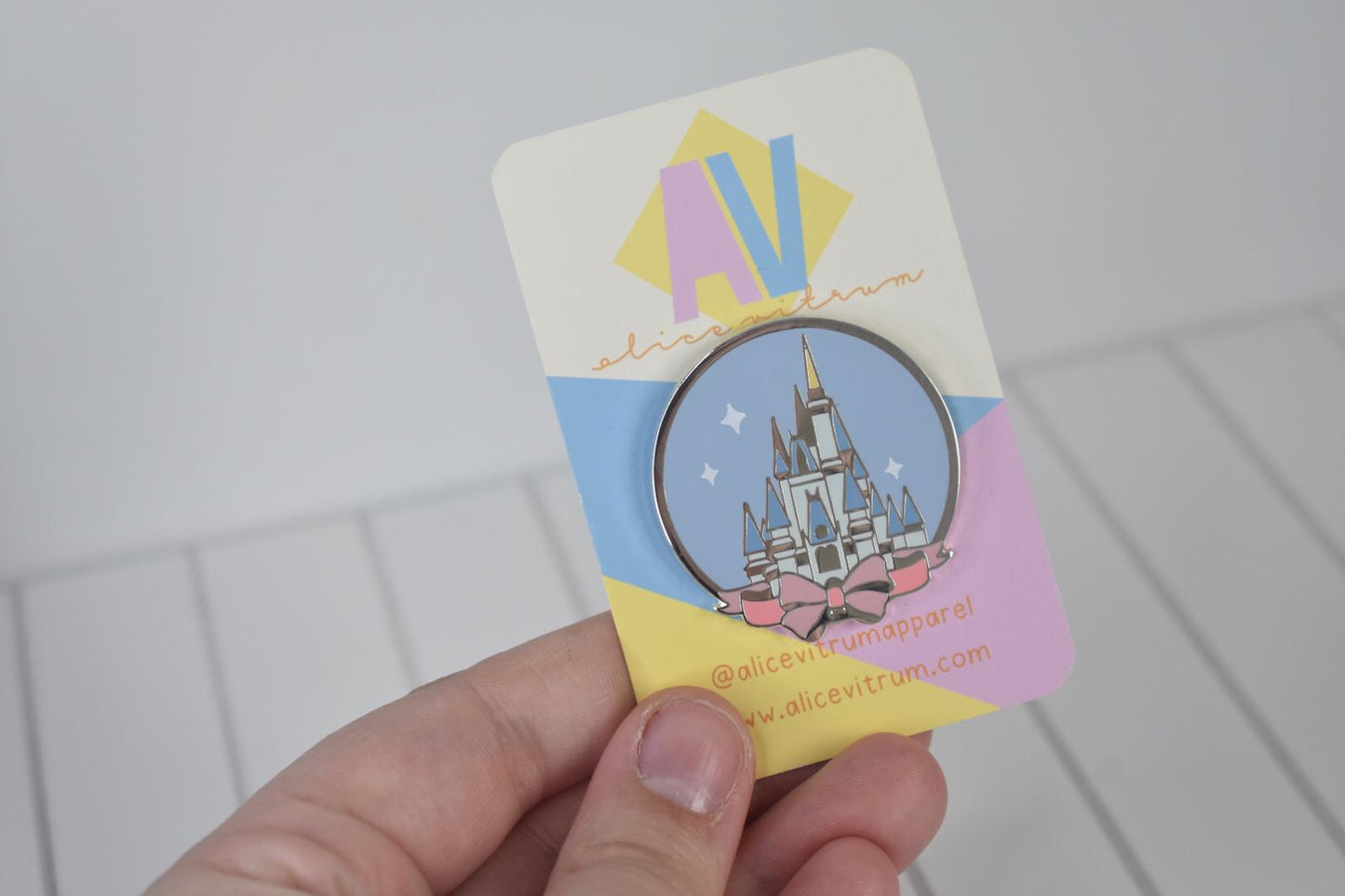 DISCONTINUED - Floridian Castle Enamel Pin