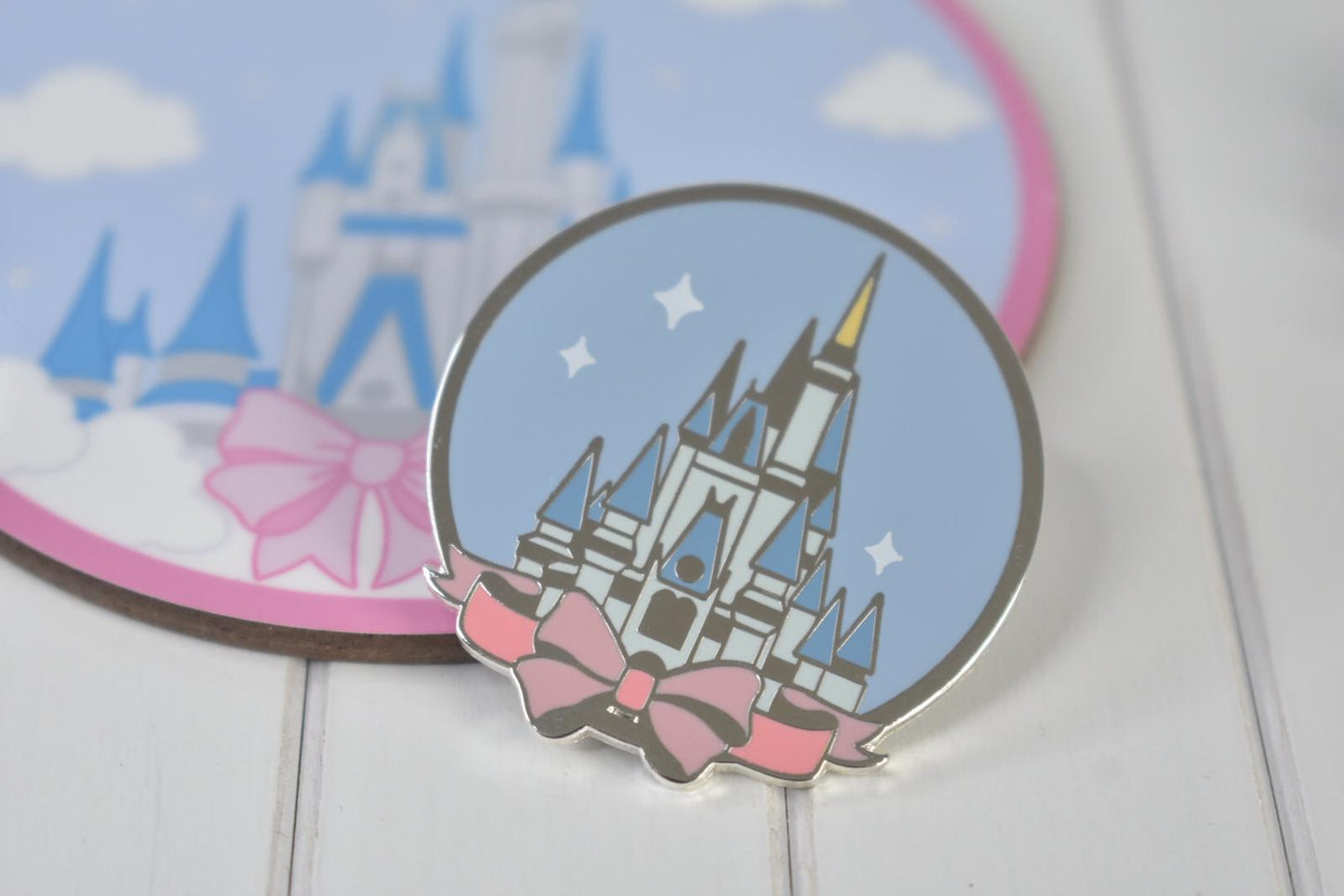 DISCONTINUED - Floridian Castle Enamel Pin