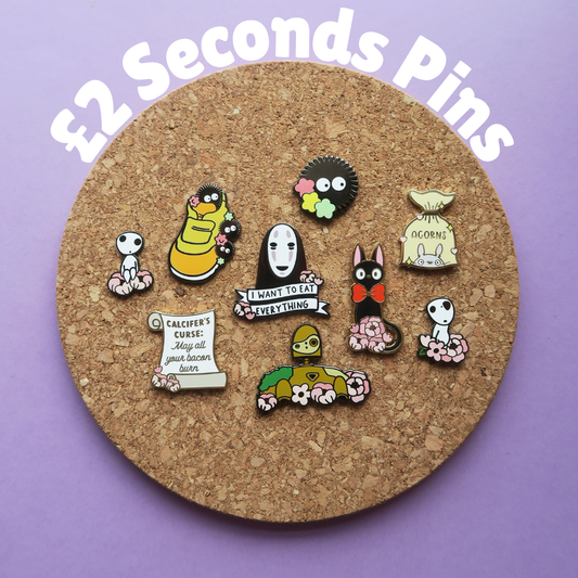 £1 Discontinued Pin Sale - Seconds