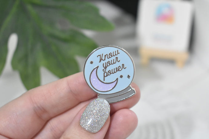DISCONTINUED - Know Your Power Enamel Pin