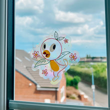 Load image into Gallery viewer, Orange Bird Suncatcher
