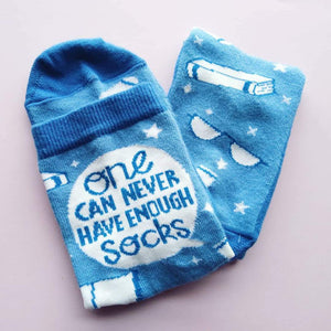 "Never Enough Socks" Socks