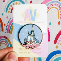 Load image into Gallery viewer, DISCONTINUED - Floridian Castle Enamel Pin
