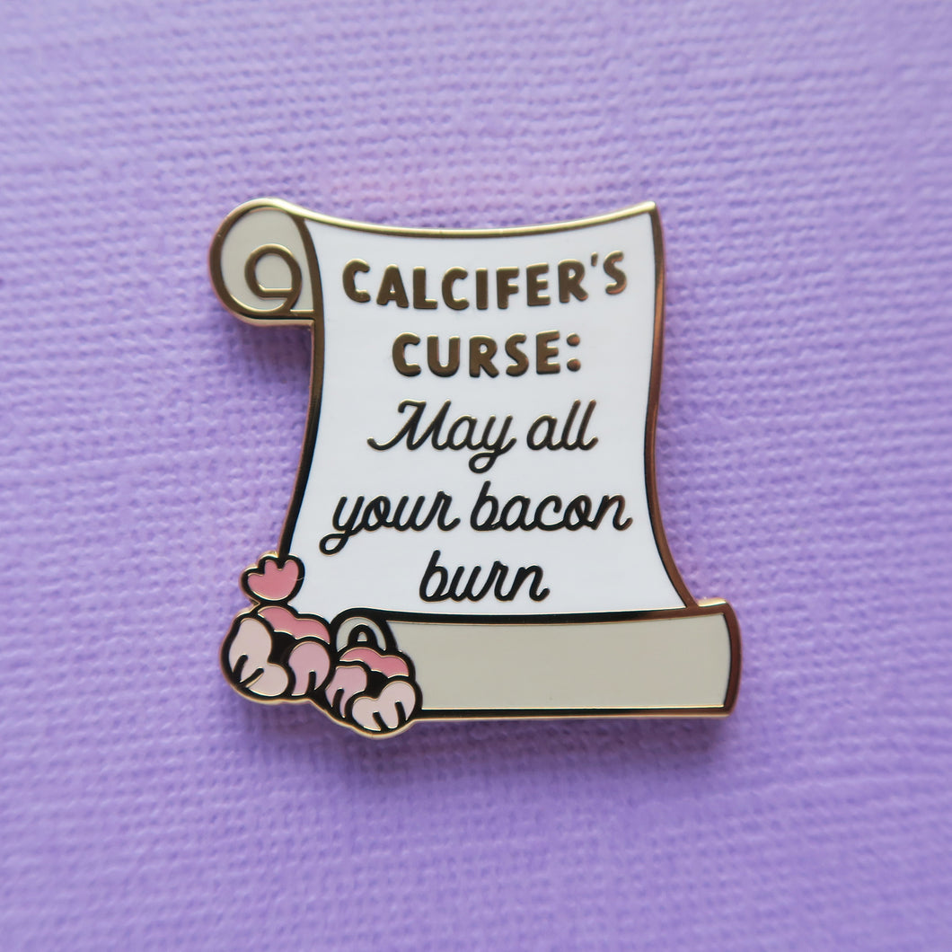 Calcifer's Curse Enamel Pins