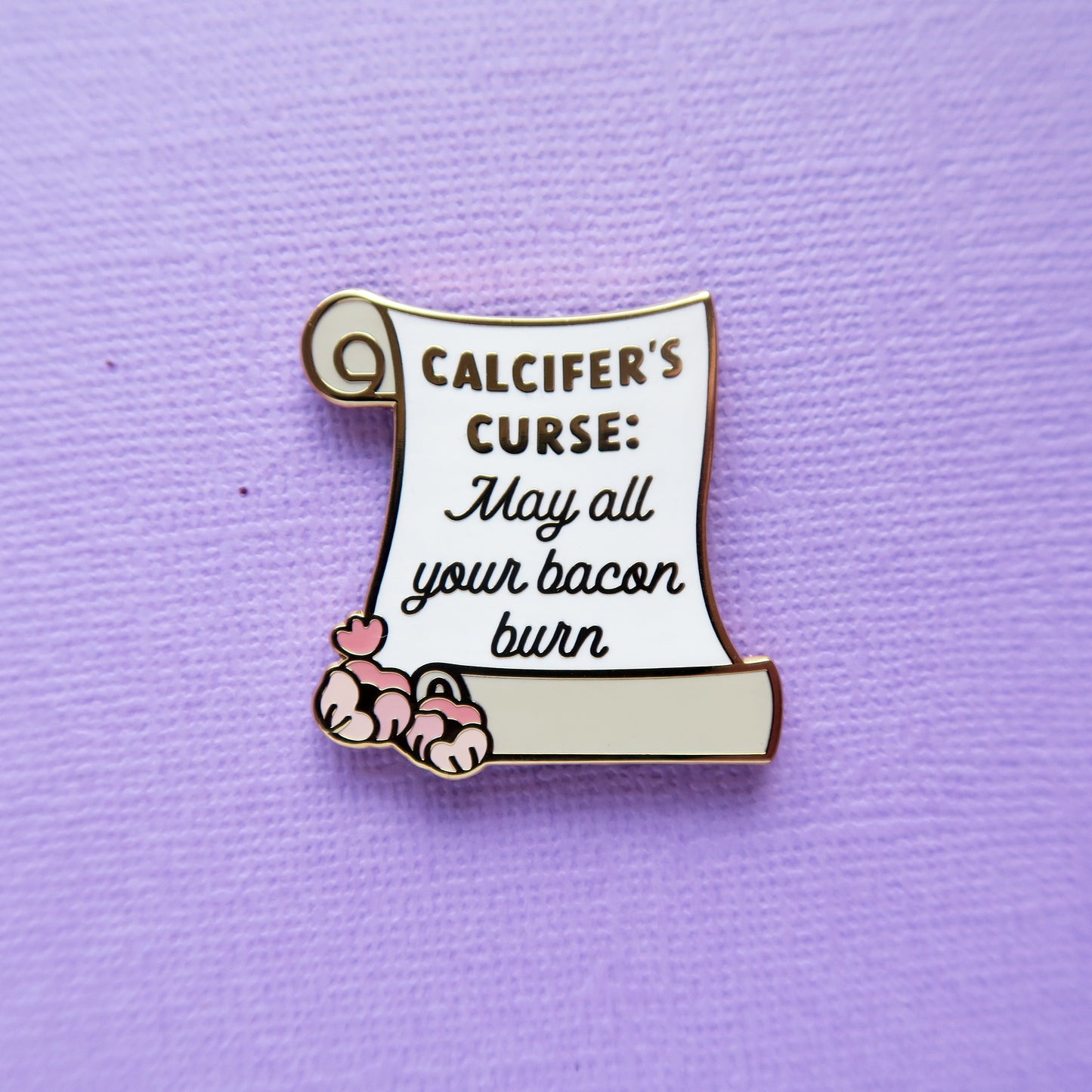 DISCONTINUED - Calcifer's Curse Enamel Pins