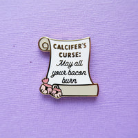 Load image into Gallery viewer, Calcifer&#39;s Curse Enamel Pins
