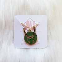 Load image into Gallery viewer, DISCONTINUED - God of Mischief Horns Necklace
