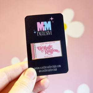 DISCONTINUED - Magical Ticket Enamel Pin