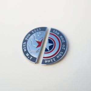 Bucky & Steve BFF Pins
